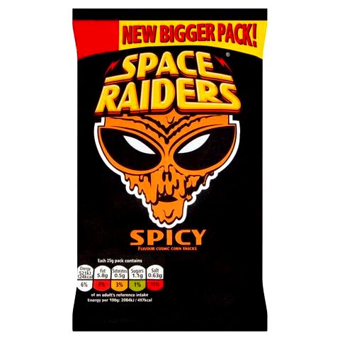 Space Raiders Spicy Flavour