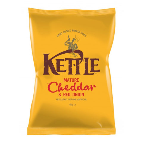Kettle Chips Mature Cheddar & Red Onion 70g